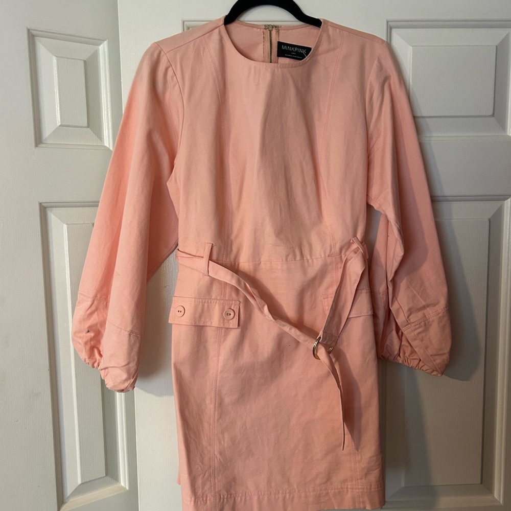 MINKPINK Pink Long Sleeve Dress